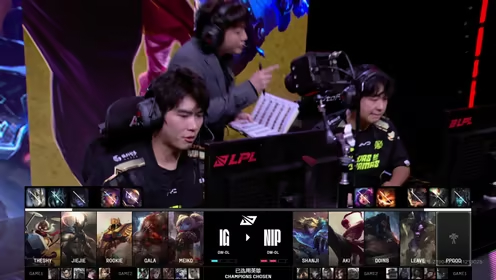 S15战报：G2.BrokenBlade上单小炮出奇制胜。